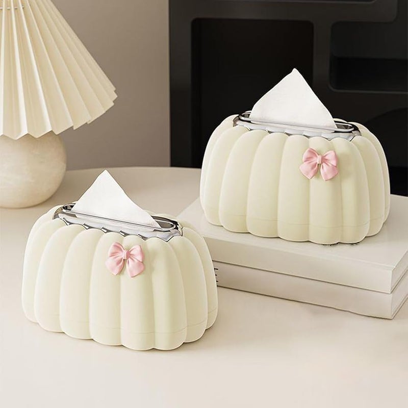 غطاة علبة المناديل على شكل قرع منظِّم تخزين متعدد الأغراض لديكور المنزل - Image 4